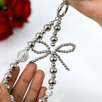 Floral Sparkle Diamond Case with Bracelet Mobile Case by CoverMeUp - Style 7