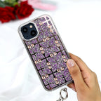 Floral Sparkle Diamond Case with Bracelet Mobile Case by CoverMeUp - Style 2