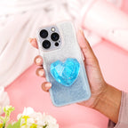 Shimmering Bling Heart Case Mobile Case by CoverMeUp