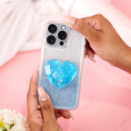 Shimmering Bling Heart Case Mobile Case by CoverMeUp - Style 8