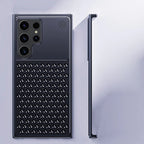 Samsung Galaxy S24 Ultra Heat Dissipation Aluminum Cooling Case with Aroma - Black Mobile Case by CoverMeUp