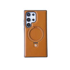 Luxe Leather Magnetic Ring Holder Case - Samsung Mobile Case by CoverMeUp - Style 5