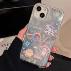 Sparkling Starry Pup Glimmer Case With AirPods Pro Case Mobile Case by CoverMeUp - Style 3