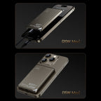 Wiwu Ultra Slim 20W Alloy Magnetic Wireless Power Bank Mobile Case by CoverMeUp - Style 12