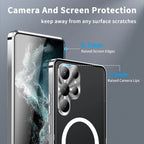 Luxury Ultra-Thin Magsafe Matte Metal Frame Case - Samsung Mobile Case by CoverMeUp - Style 28