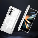 Galaxy Z Fold6 Anti-Knock TPU Transparent MagSafe Case Mobile Case by CoverMeUp - Style 2