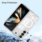 Galaxy Z Fold6 Anti-Knock TPU Transparent MagSafe Case Mobile Case by CoverMeUp - Style 6