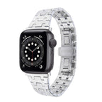 Classic Stainless Steel Link Strap for Apple Watch Mobile Case by CoverMeUp - Style 5