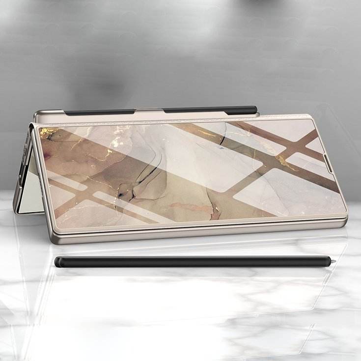 Galaxy Z Fold Series Premium Marble Pattern Case Mobile Case by CoverMeUp - Style 2