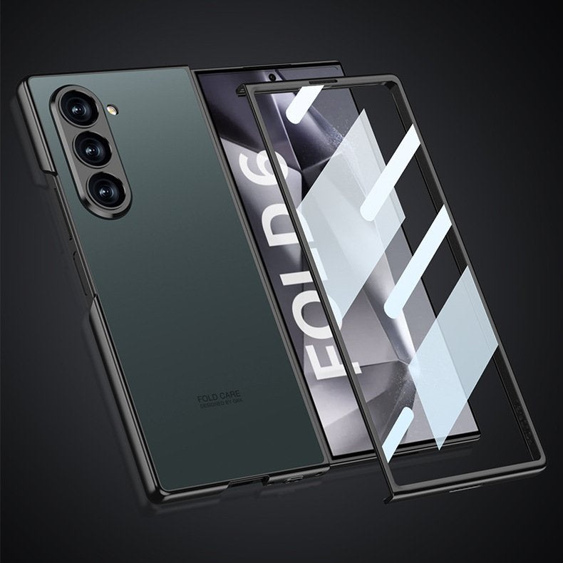 Galaxy Z Fold Series Deluxe Matte Robust Frame Case Mobile Case by CoverMeUp - Style 14