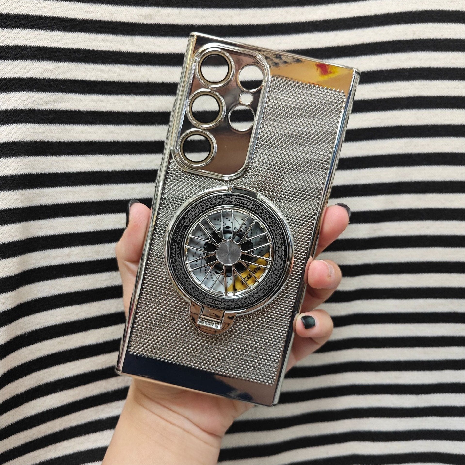 Brilliant Spin Rotating Wheel Stand Case - Samsung Mobile Case by CoverMeUp - Style 7