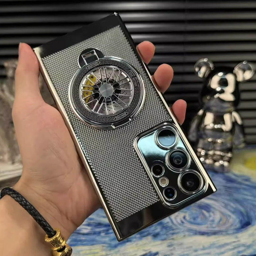 Brilliant Spin Rotating Wheel Stand Case - Samsung Mobile Case by CoverMeUp - Style 5