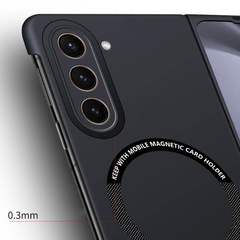 Galaxy Z Fold6 Smooth Borderless Magnetic Grip Case Mobile Case by CoverMeUp - Style 9