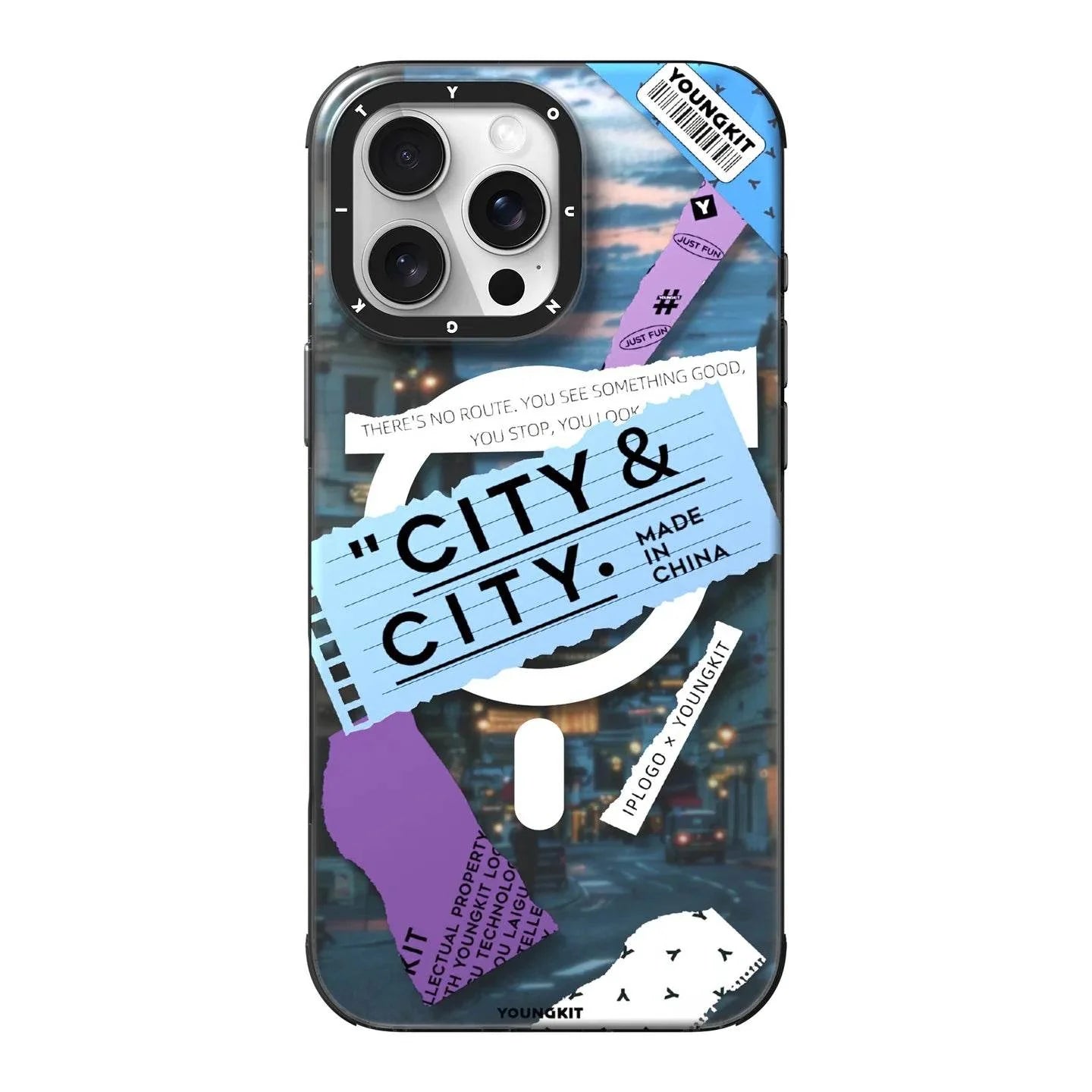 Protective Apple iPhone Back Cover - YOUNGKIT Urban Street Style Sticker Case - iPhone