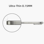 Protective Apple iPhone Back Cover - iPhone 16 Series Crystal Clear Tempered Glass - Style 6