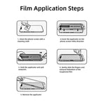 Protective Apple iPhone Back Cover - iPhone 16 Series Crystal Clear Tempered Glass - Style 7