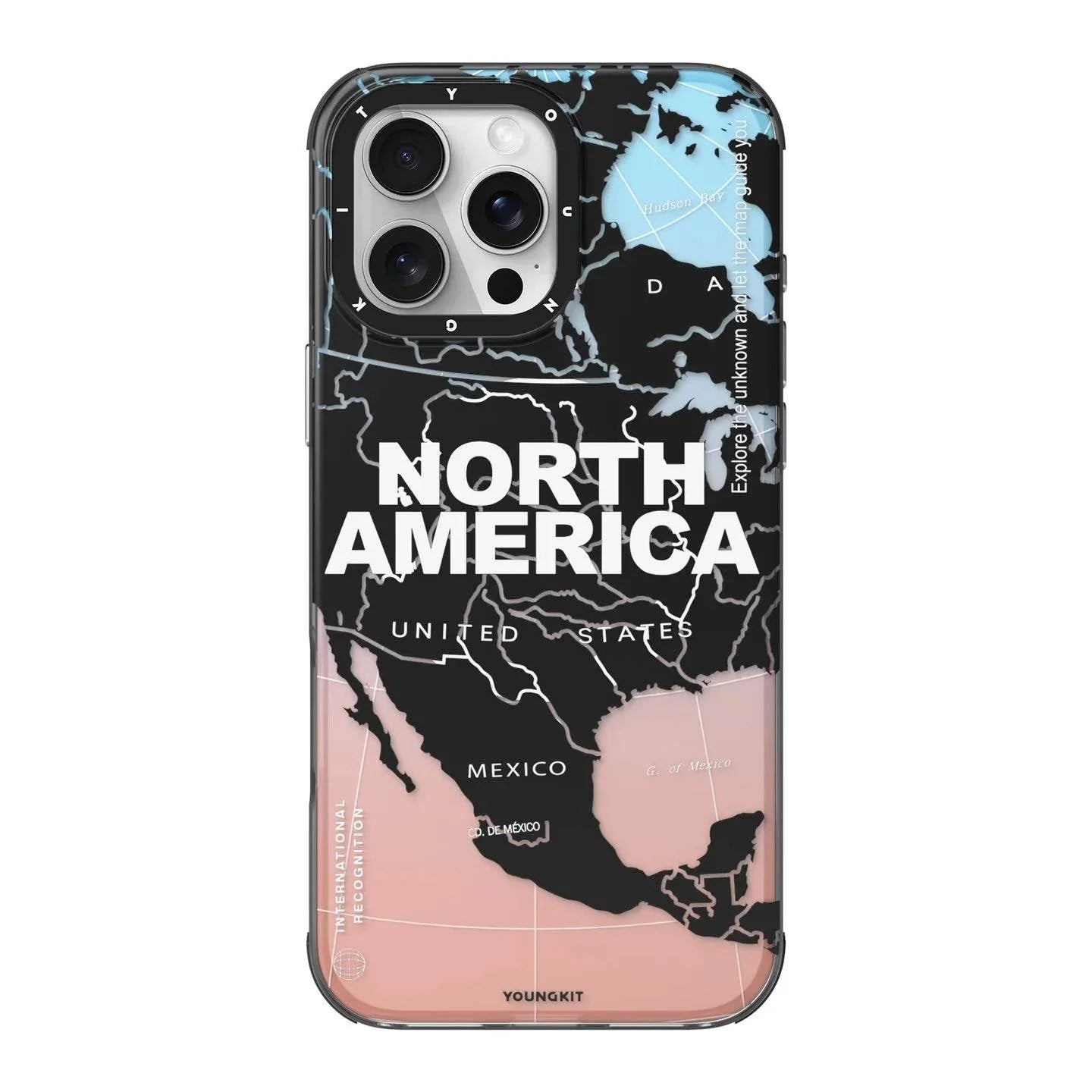 Protective Apple iPhone Back Cover - YOUNGKIT Artistic Continent Map Graphic Case - iPhone - Style 2