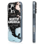 Protective Apple iPhone Back Cover - YOUNGKIT Artistic Continent Map Graphic Case - iPhone - Style 6