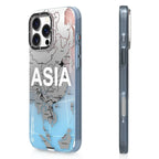 Protective Apple iPhone Back Cover - YOUNGKIT Artistic Continent Map Graphic Case - iPhone - Style 8