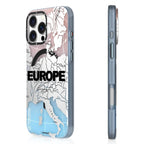 Protective Apple iPhone Back Cover - YOUNGKIT Artistic Continent Map Graphic Case - iPhone - Style 7