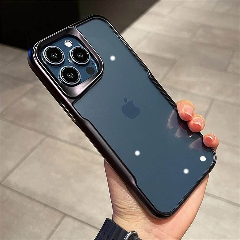 Protective Apple iPhone Back Cover - iPhone 16 Series Brilliance Acrylic Clarity Defender Case - Style 10