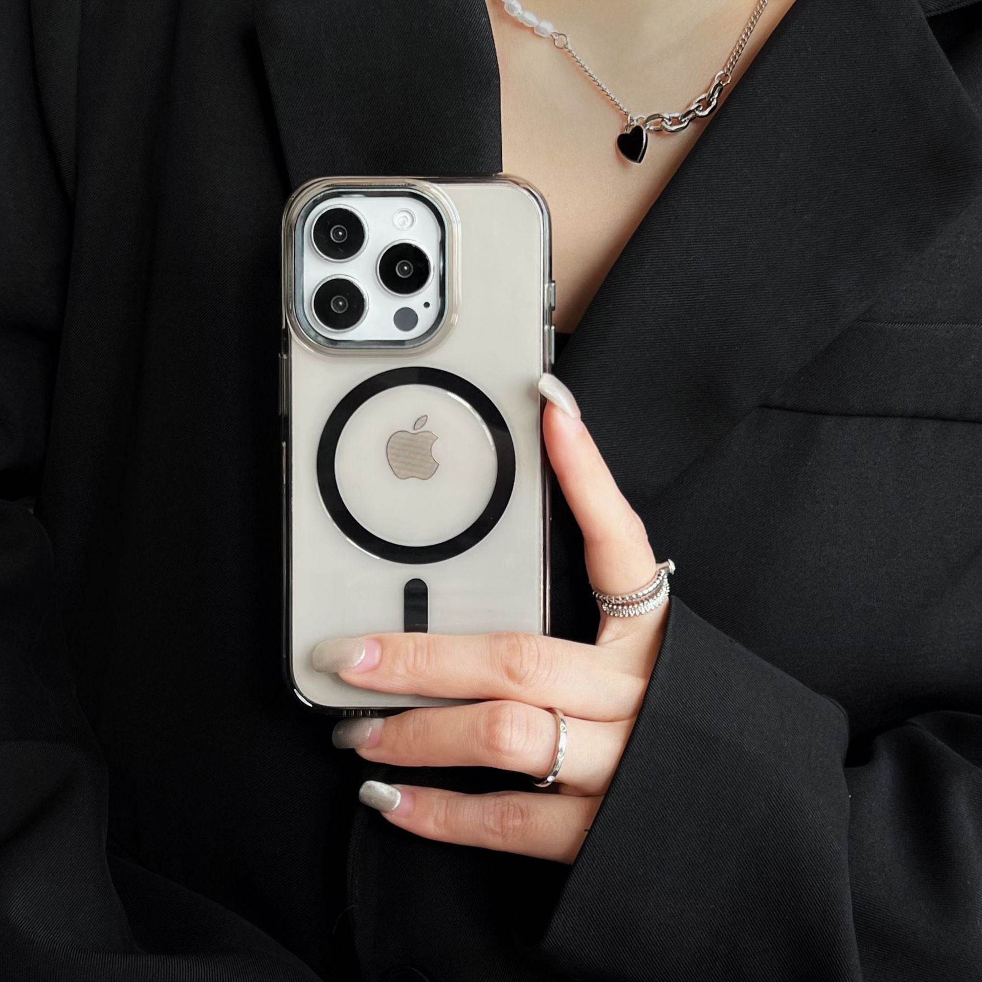 Protective Apple iPhone Back Cover - Radiant Pristine Clarity Magsafe Case - iPhone