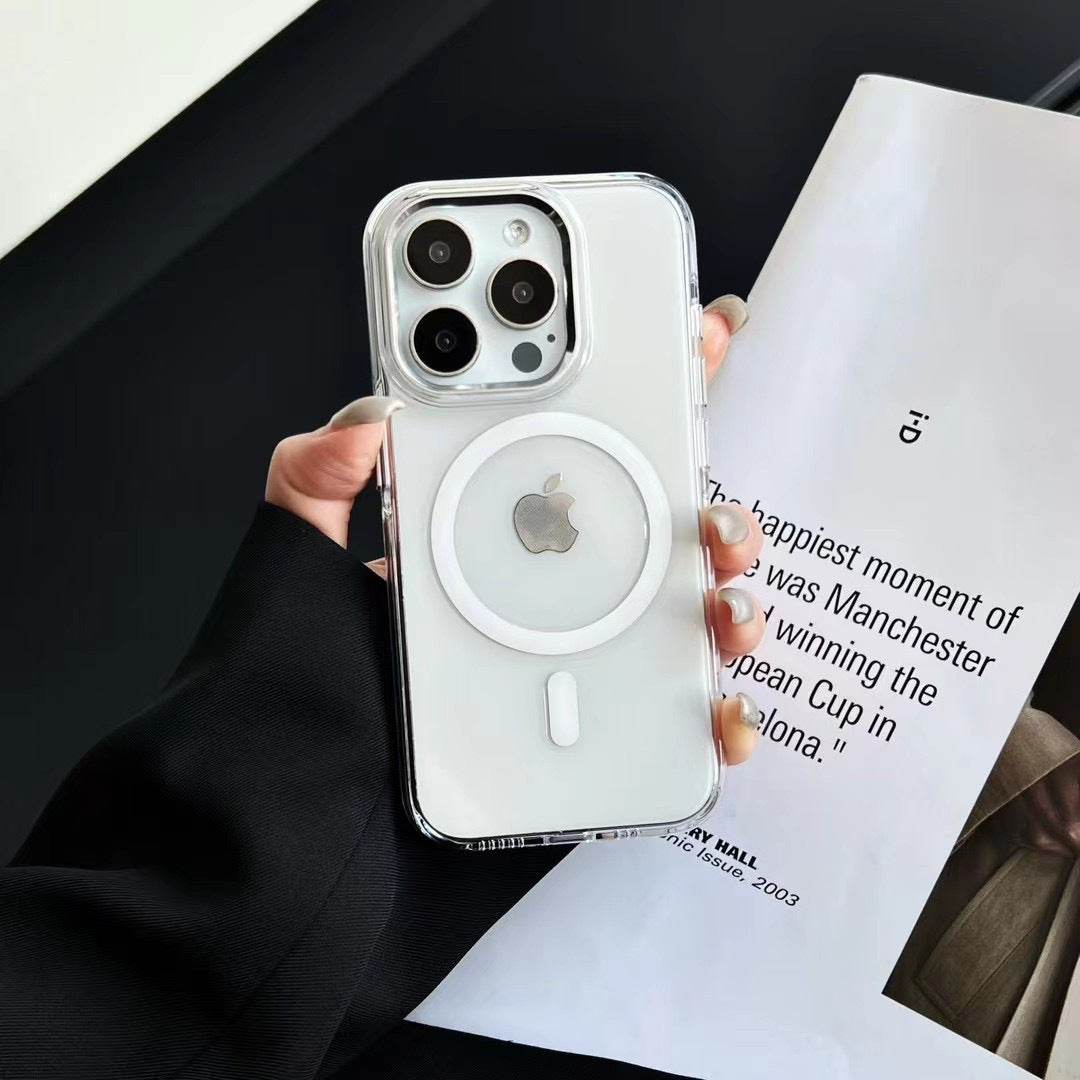 Protective Apple iPhone Back Cover - Radiant Pristine Clarity Magsafe Case - iPhone - Style 2