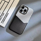 Protective Apple iPhone Back Cover - iPhone 16 Series Sleek Dual Tone Card Holder Case - Style 8