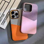 Protective Apple iPhone Back Cover - iPhone 16 Series Sleek Dual Tone Card Holder Case - Style 12