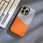 Protective Apple iPhone Back Cover - iPhone 16 Series Sleek Dual Tone Card Holder Case - Style 10