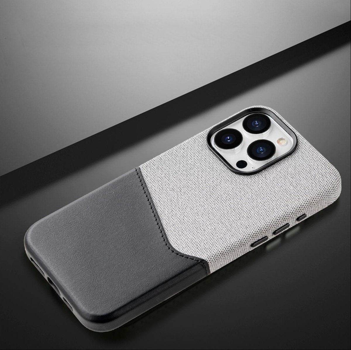 Protective Apple iPhone Back Cover - iPhone 16 Series Sleek Dual Tone Card Holder Case - Style 5