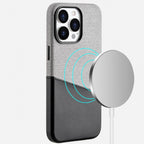 Protective Apple iPhone Back Cover - iPhone 16 Series Sleek Dual Tone Card Holder Case - Style 7