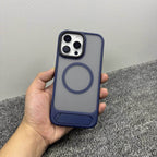 Protective Apple iPhone Back Cover - RAIGOR ELVIS Dynamic Weave Invisible Stand Case - iPhone - Style 4