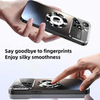 Protective Apple iPhone Back Cover - Frosted Glass Window Sheath Case - iPhone - Style 11