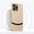 Protective Apple iPhone Back Cover - High-End Fine Grain Leather Case - iPhone - Style 2