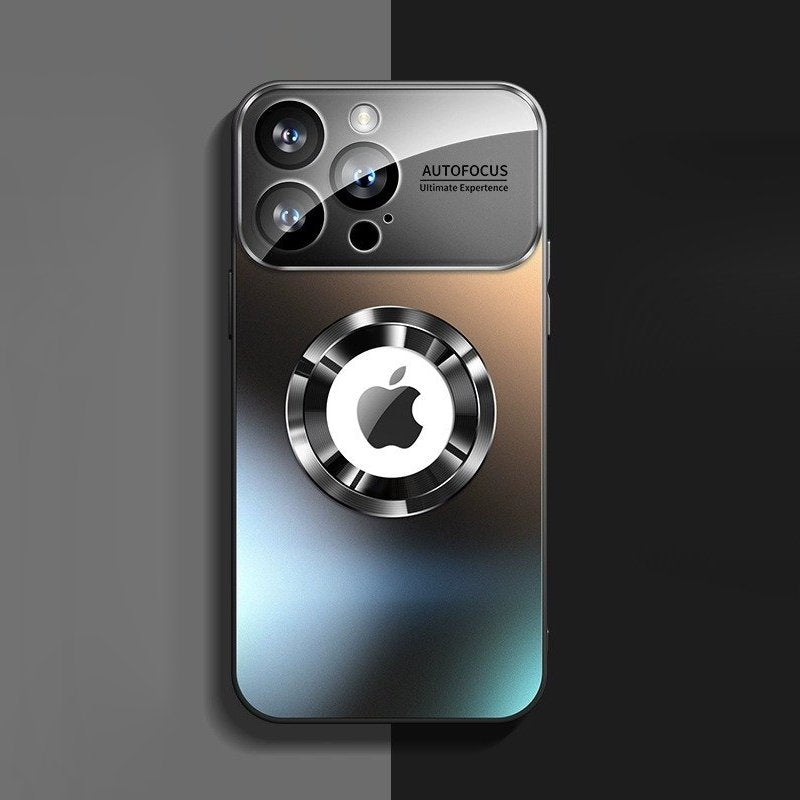 Protective Apple iPhone Back Cover - Frosted Glass Window Sheath Case - iPhone