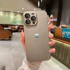 Protective Apple iPhone Back Cover - Luxury Matte Soft Case - iPhone - Style 17