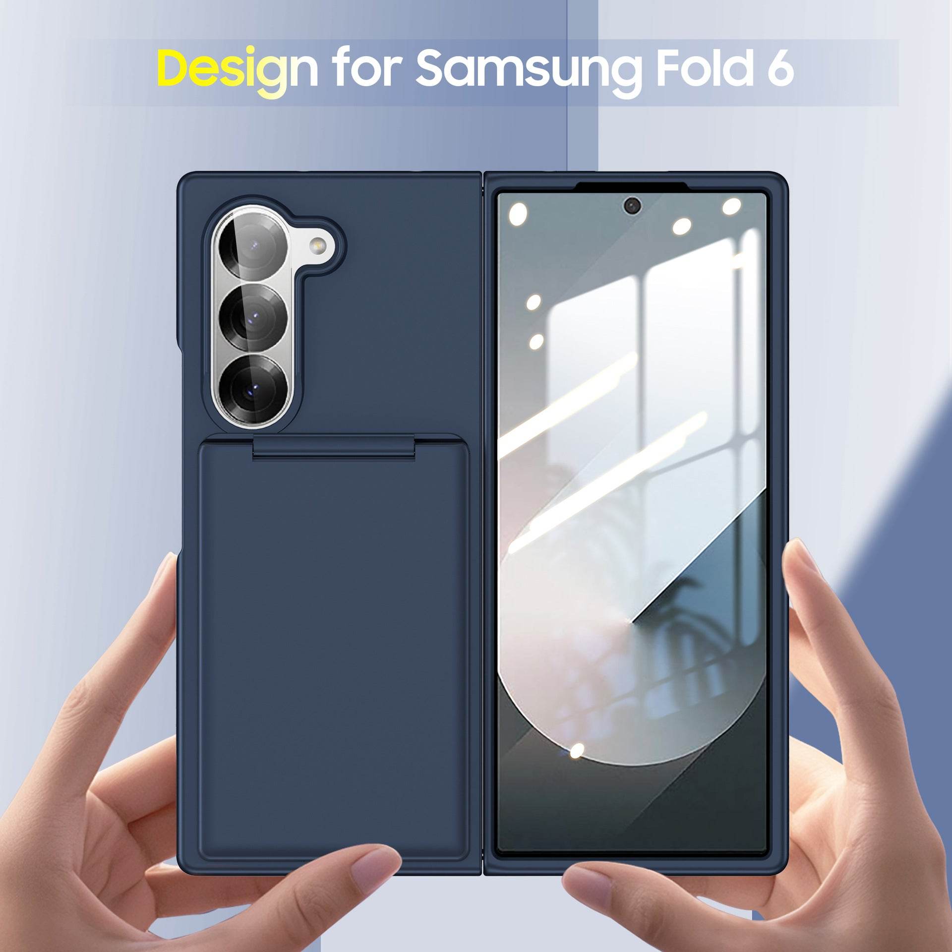 Galaxy Z Fold6 Flex Wallet Folding Bracket Case Mobile Case by CoverMeUp - Style 4