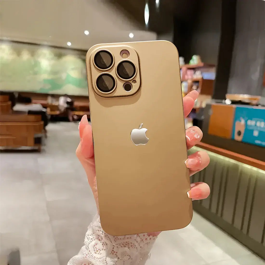 Protective Apple iPhone Back Cover - Luxury Matte Soft Case - iPhone - Style 19