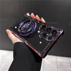 Galaxy S25 Series Electroplated Rotating Gyro Magnetic Case Mobile Case by CoverMeUp - Style 8