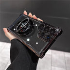 Galaxy S25 Series Electroplated Rotating Gyro Magnetic Case Mobile Case by CoverMeUp - Style 6
