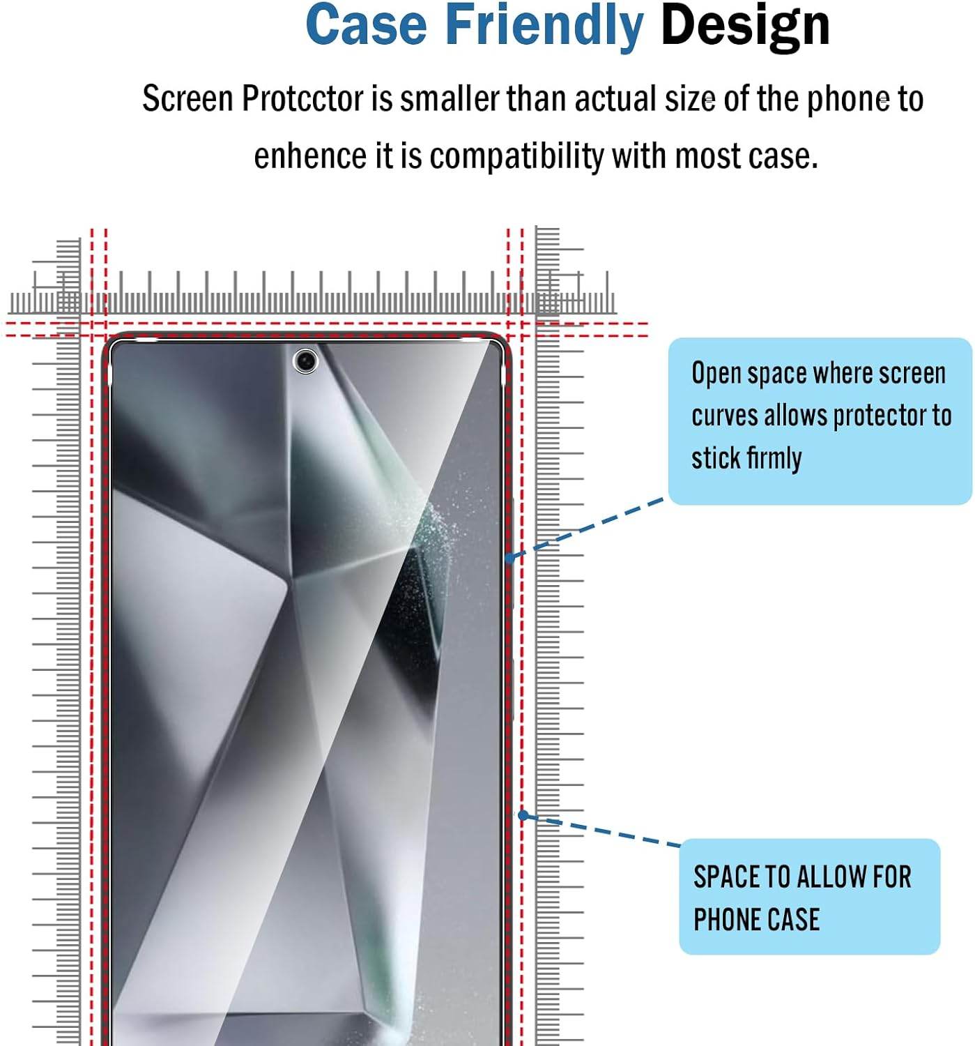 Galaxy S25 Series Tempered Glass Mobile Case by CoverMeUp - Style 7