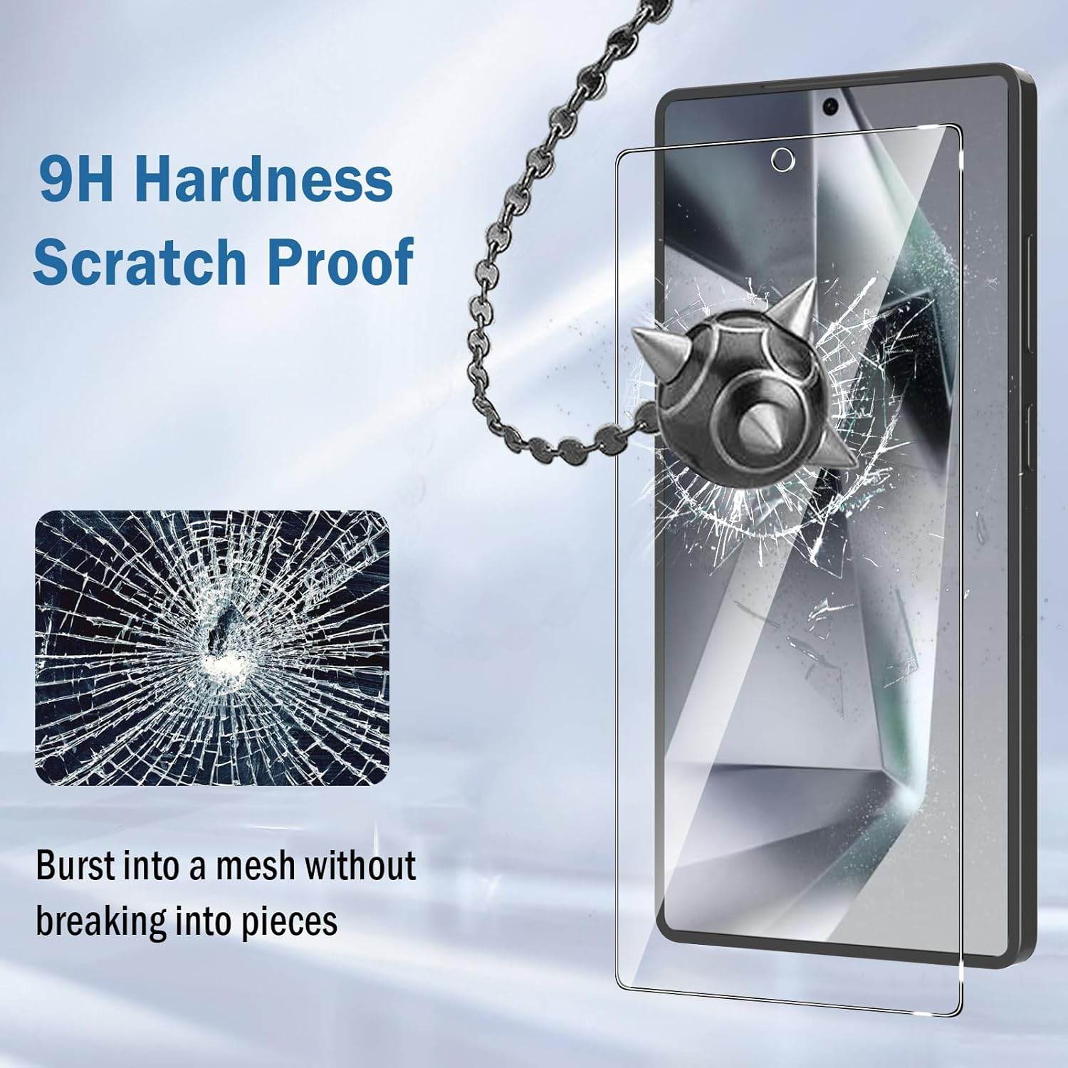 Galaxy S25 Series Tempered Glass Mobile Case by CoverMeUp - Style 8