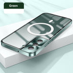 Galaxy S25 Series Luxury Ultra-Thin Magsafe Matte Metal Frame Case Mobile Case by CoverMeUp - Style 17