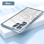 Galaxy S25 Series Luxury Ultra-Thin Magsafe Matte Metal Frame Case Mobile Case by CoverMeUp - Style 11