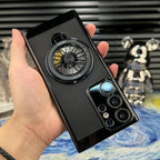 Galaxy S25 Series Brilliant Spin Rotating Wheel Stand Case Mobile Case by CoverMeUp - Style 3