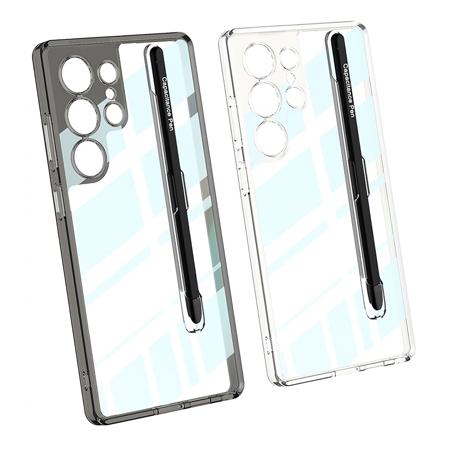 Crystal Shield High Transparency Pen Holder Case - Samsung Mobile Case by CoverMeUp - Style 7
