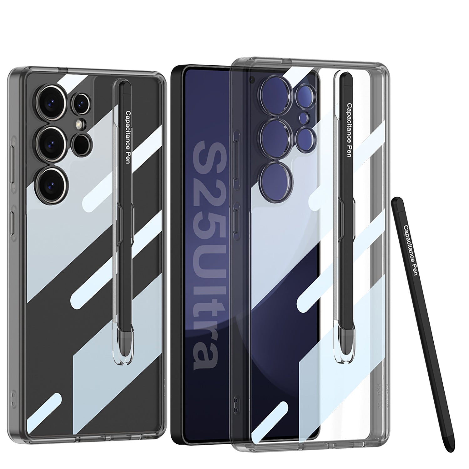 Crystal Shield High Transparency Pen Holder Case - Samsung Mobile Case by CoverMeUp