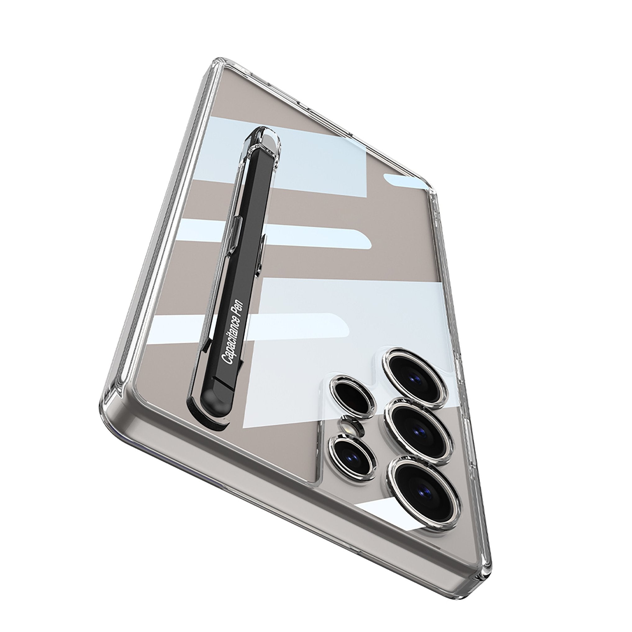 Crystal Shield High Transparency Pen Holder Case - Samsung Mobile Case by CoverMeUp - Style 12