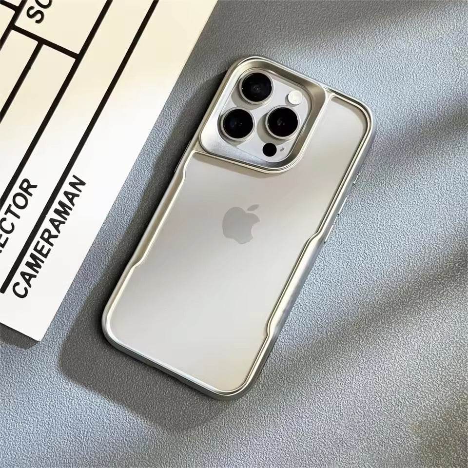 Protective Apple iPhone Back Cover - iPhone 16 Series Brilliance Acrylic Clarity Defender Case - Style 22
